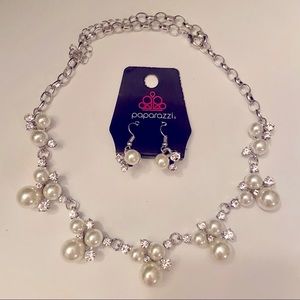 Paparazzi Toast to Perfection Necklace & Earrings Set NWT